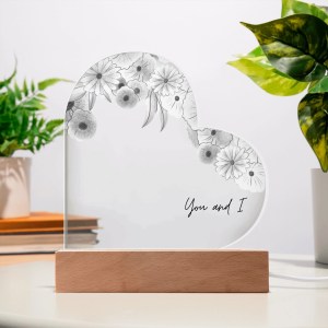 Acrylic Heart Plaque