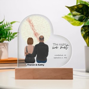 Acrylic Heart Plaque